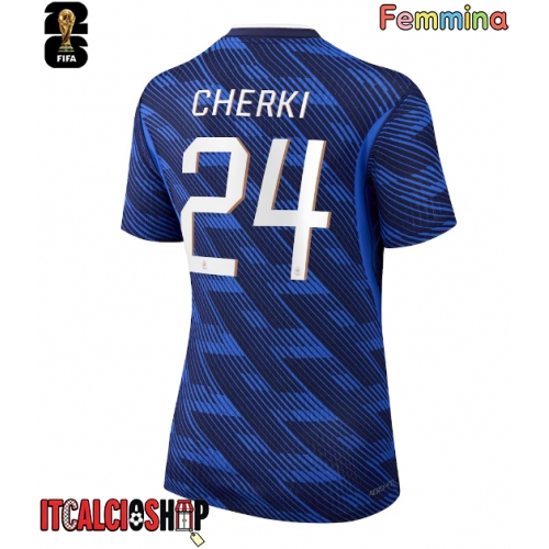 Francia Rayan Cherki #24 Prima Maglia Femmina Mondiali 2026 Manica Corta